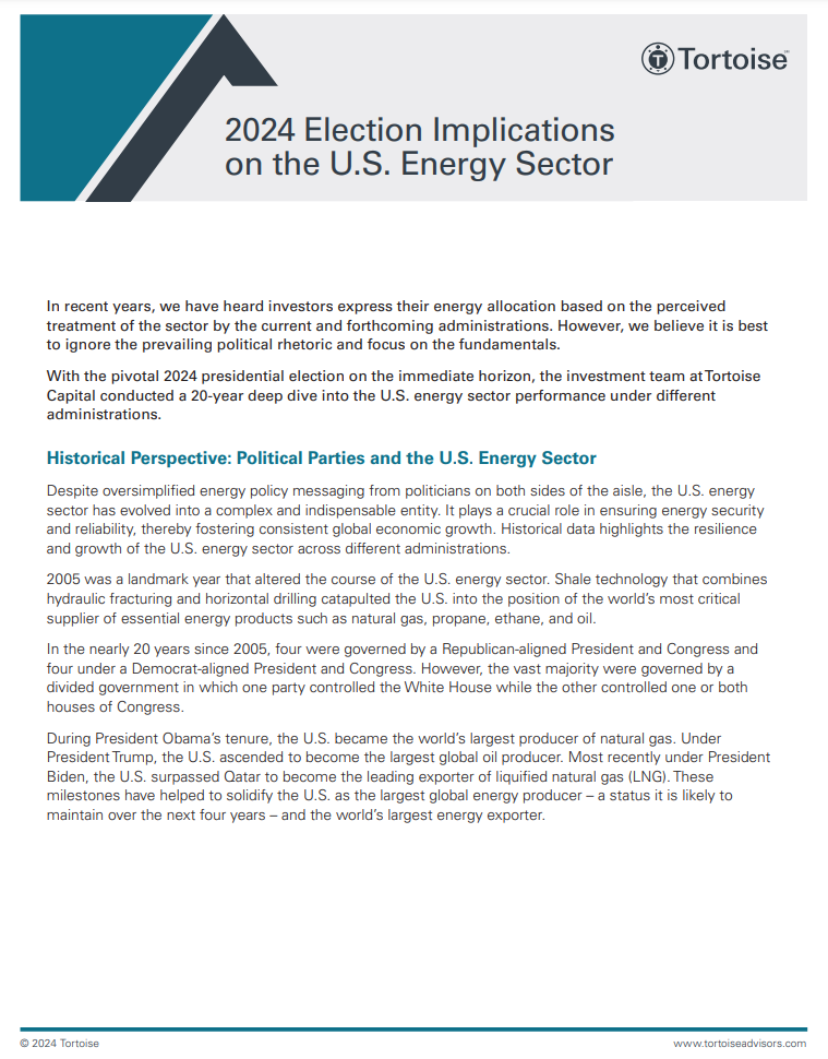 Insights image - 2024 Election Implications on the U.S. Energy Sector